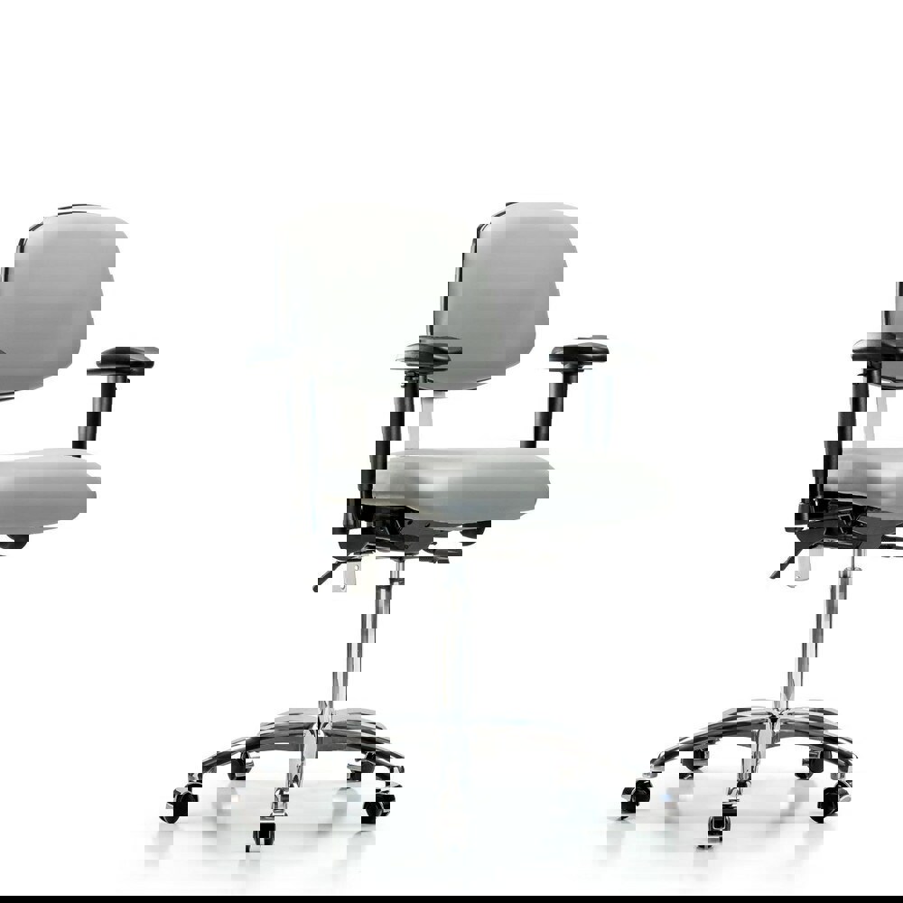 Task Chair: Vinyl, Dove