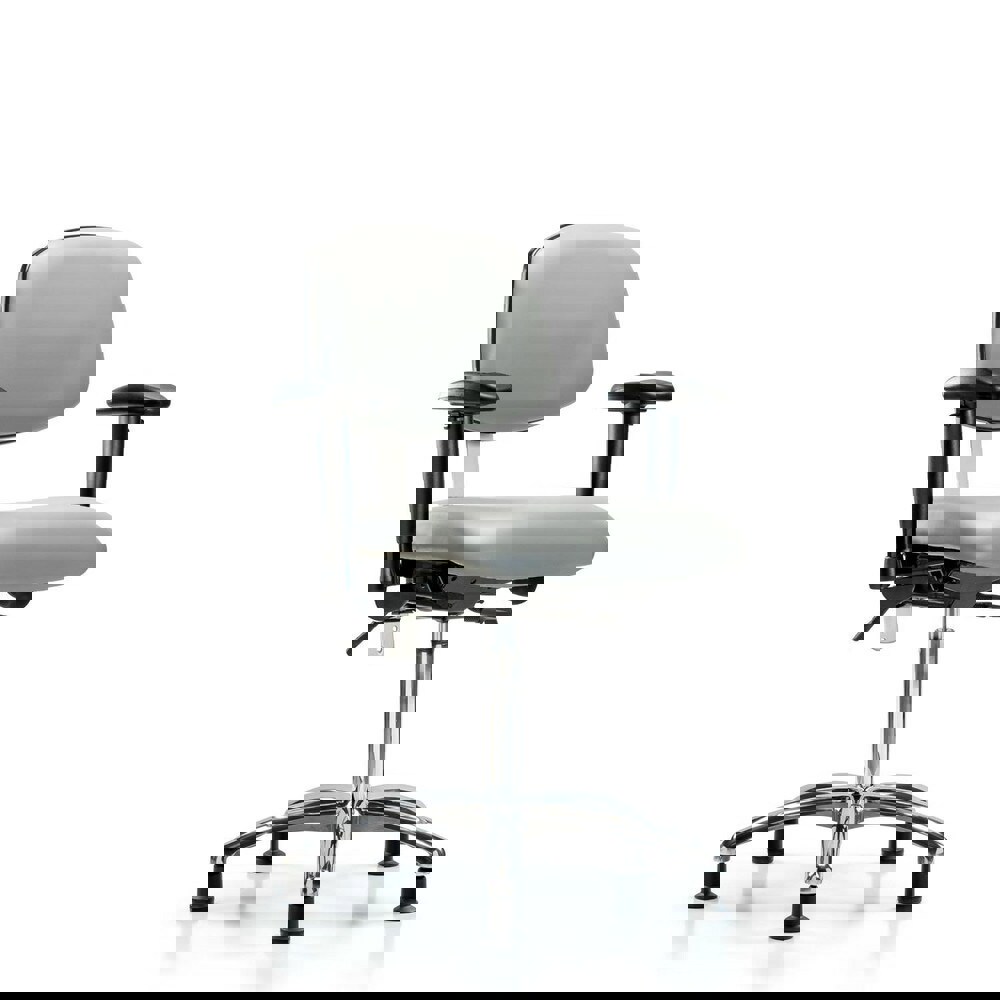 Task Chair: Vinyl, Dove