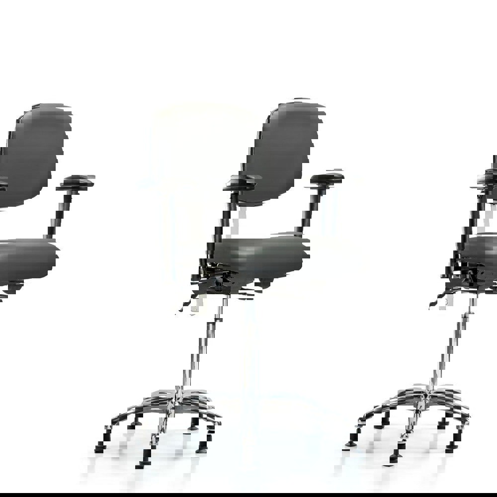 Task Chair: Vinyl, Carbon