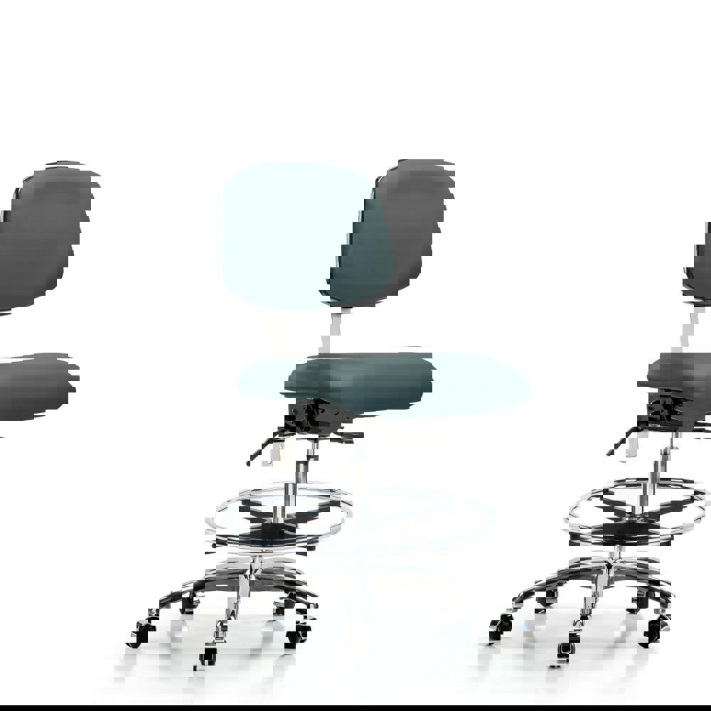 Task Chair: Vinyl, Colonial Blue