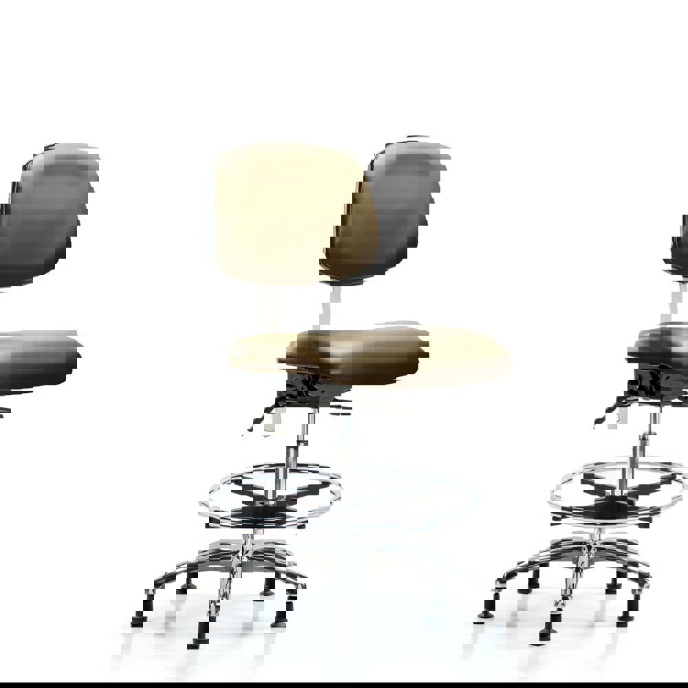 Task Chair: Vinyl, Taupe