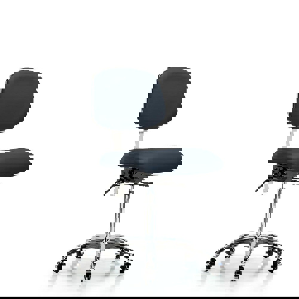 Task Chair: Vinyl, Imperial Blue