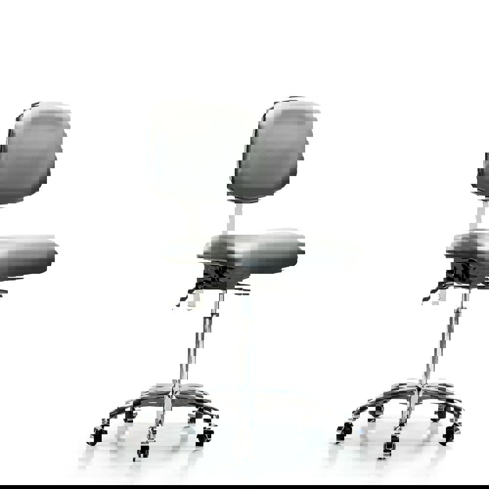 Task Chair: Vinyl, Sterling