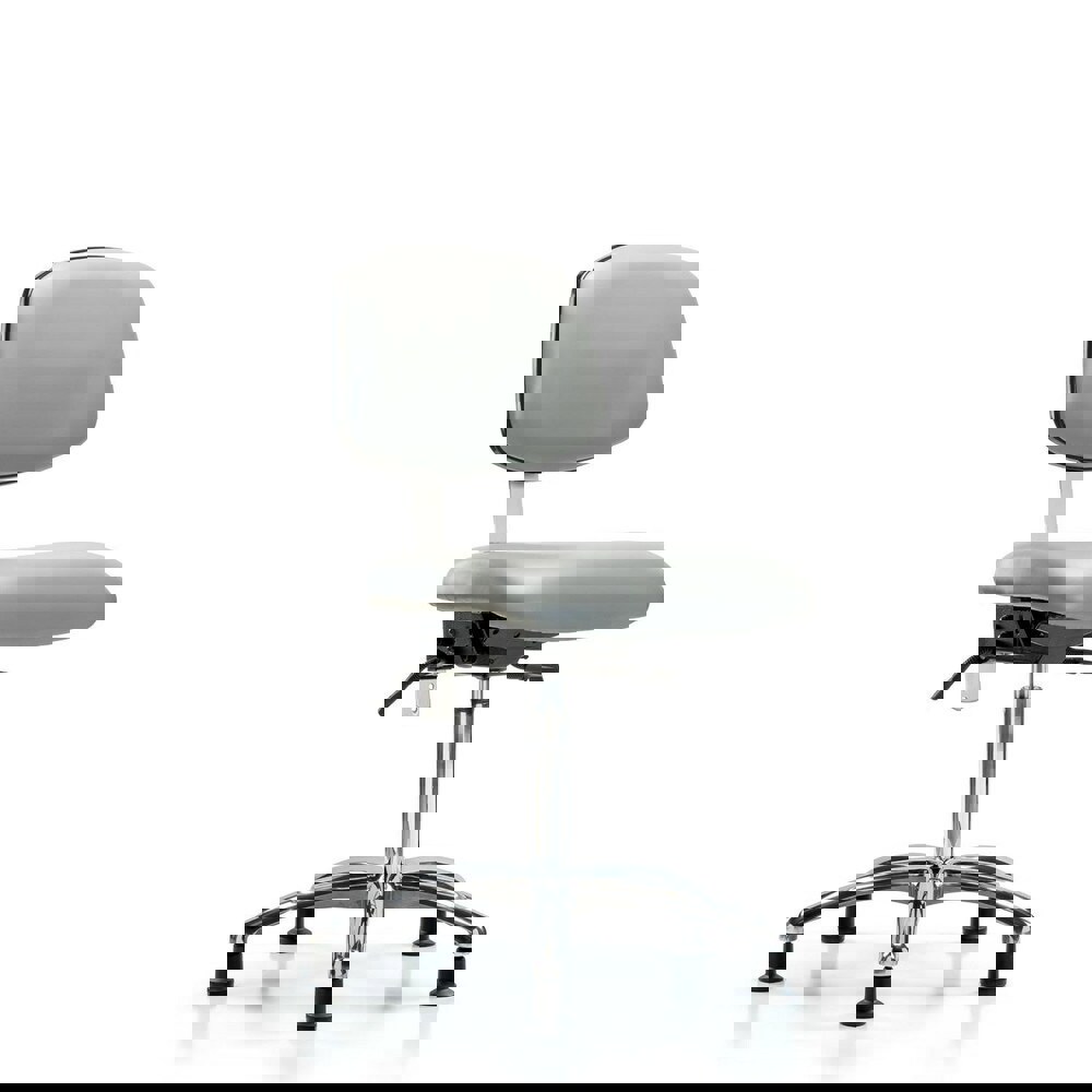 Task Chair: Vinyl, Dove