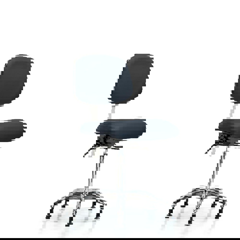 Task Chair: Vinyl, Imperial Blue