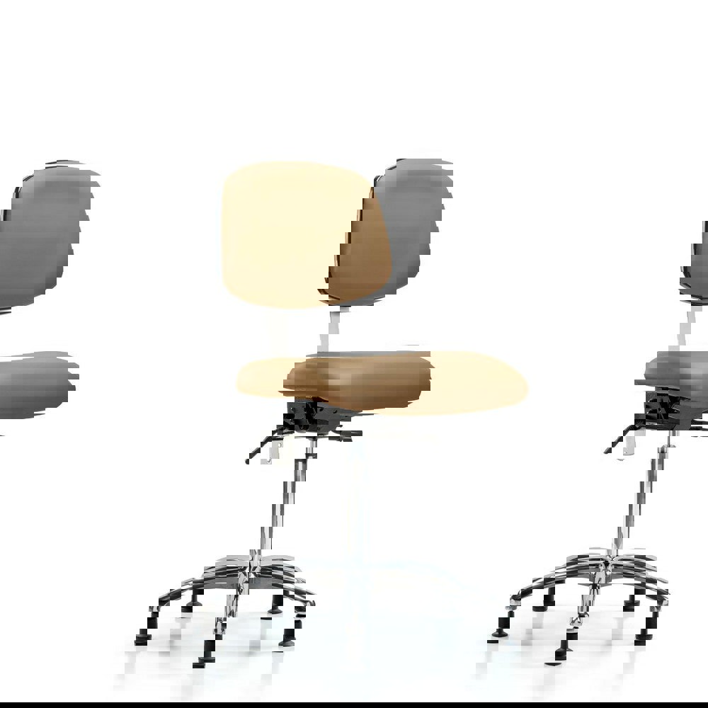 Task Chair: Vinyl, Taupe