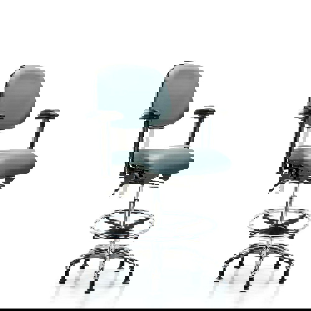 Task Chair: Vinyl, Storm