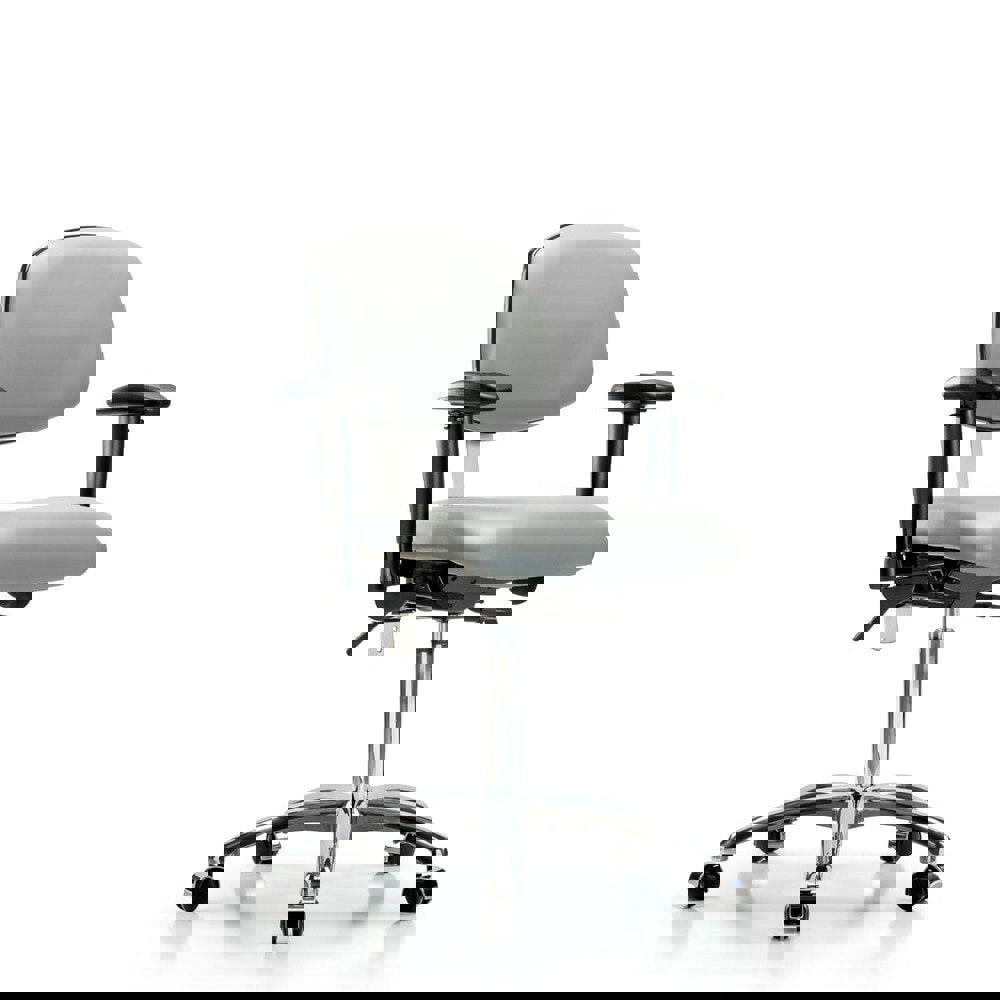 Task Chair: Vinyl, Dove