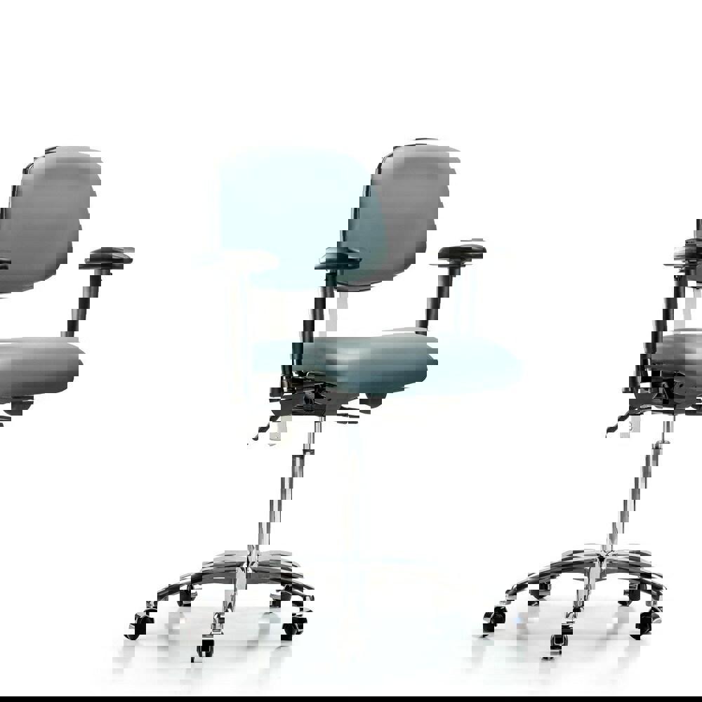 Task Chair: Vinyl, Storm