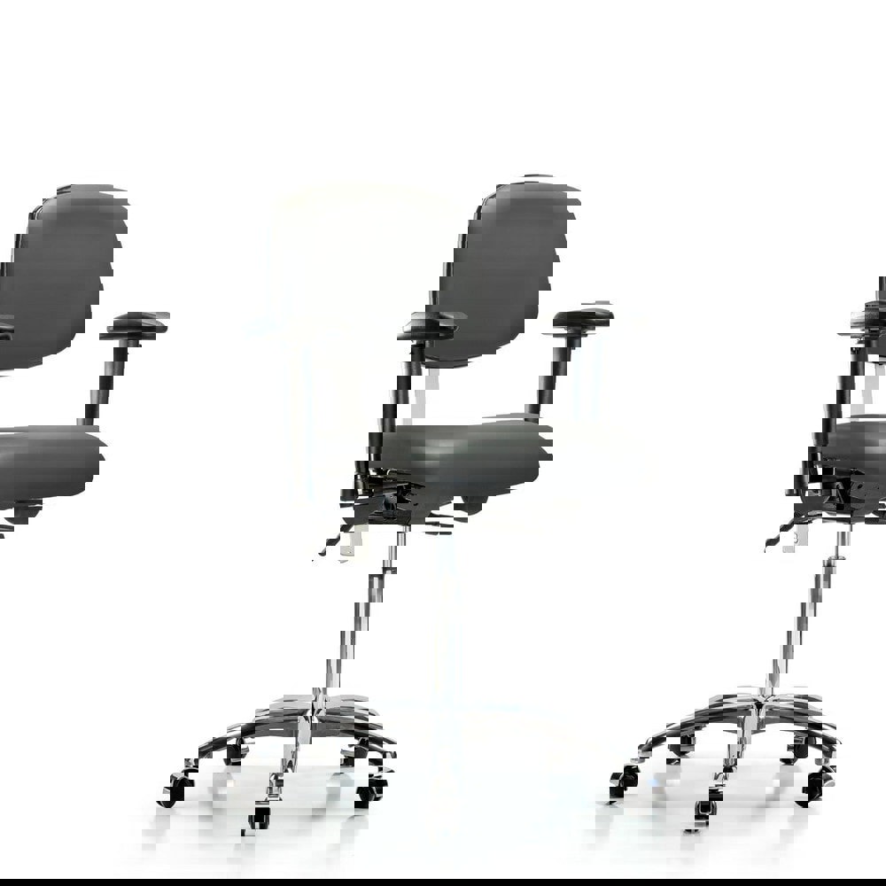 Task Chair: Vinyl, Carbon