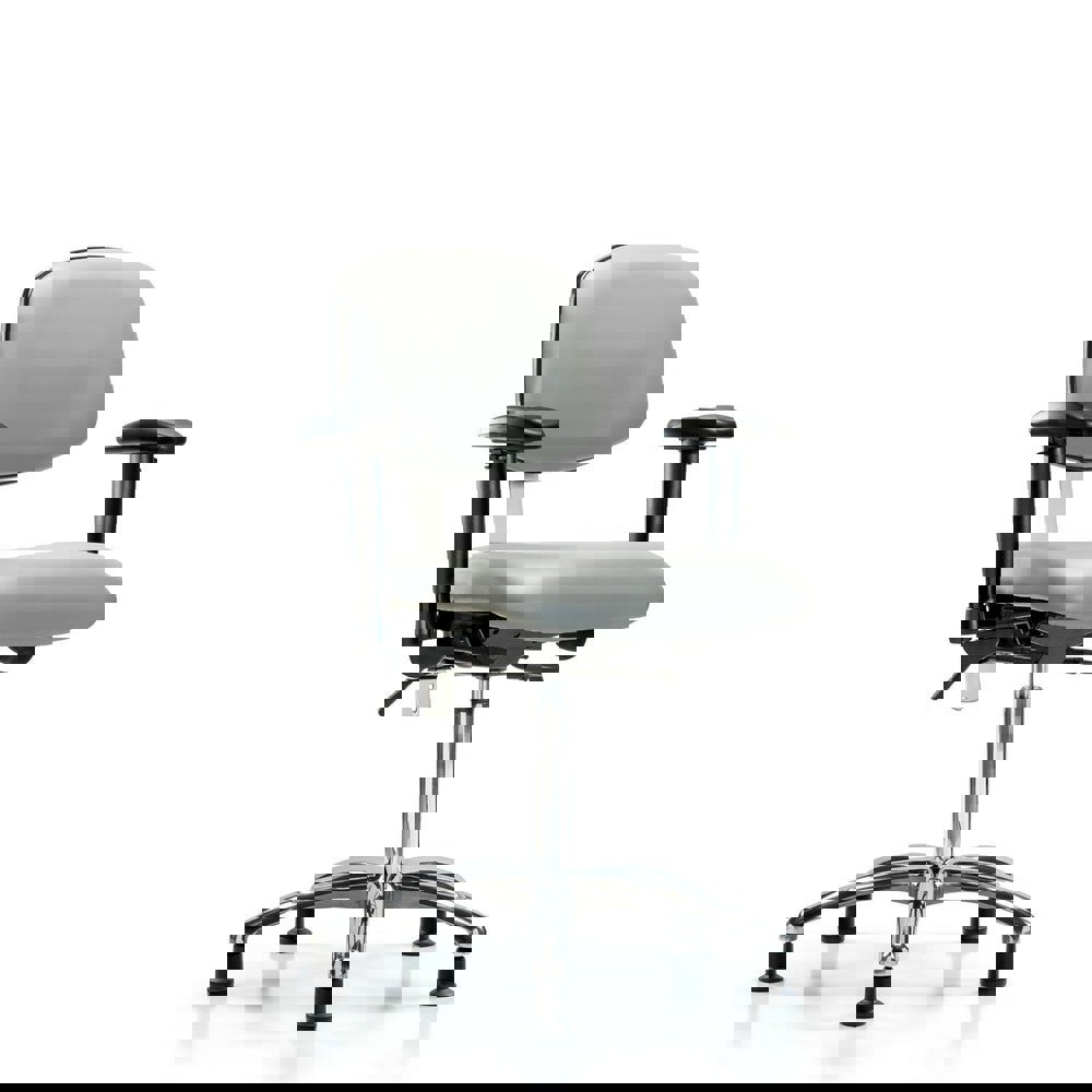 Task Chair: Vinyl, Dove