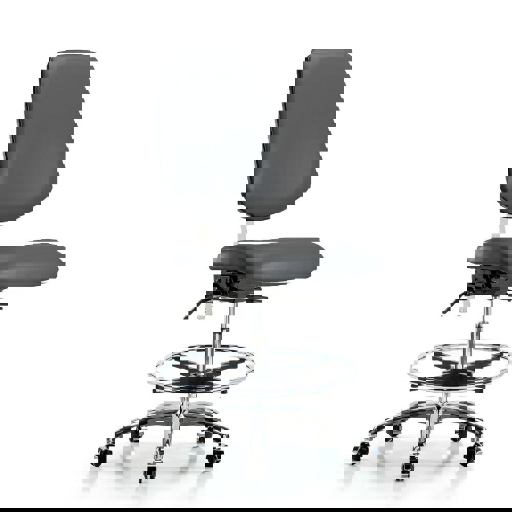 Task Chair: Vinyl, Carbon