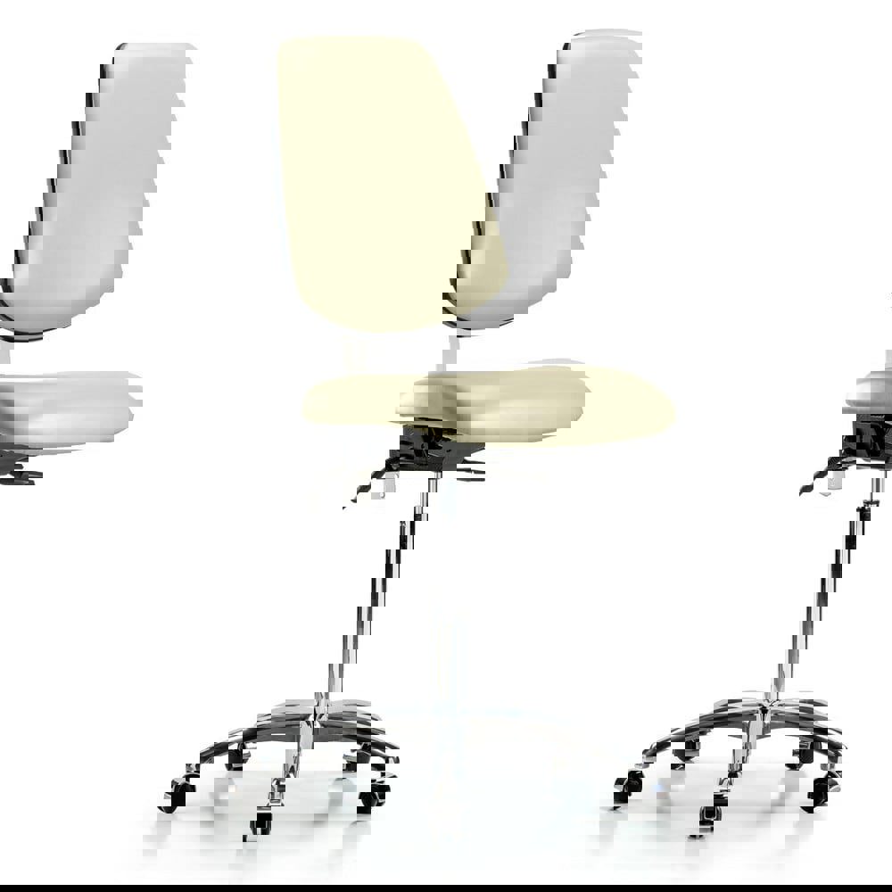 Task Chair: Vinyl, Adobe White