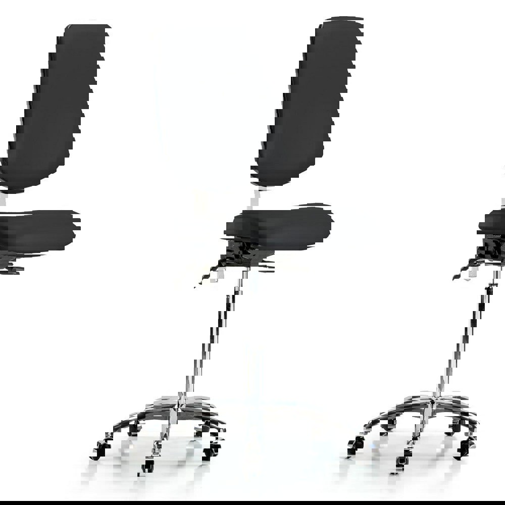 Task Chair: Vinyl, Black