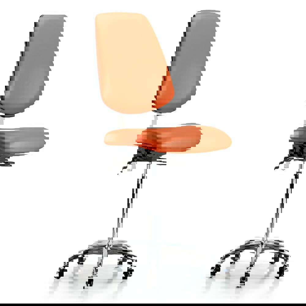 Task Chair: Vinyl, Orange Kist