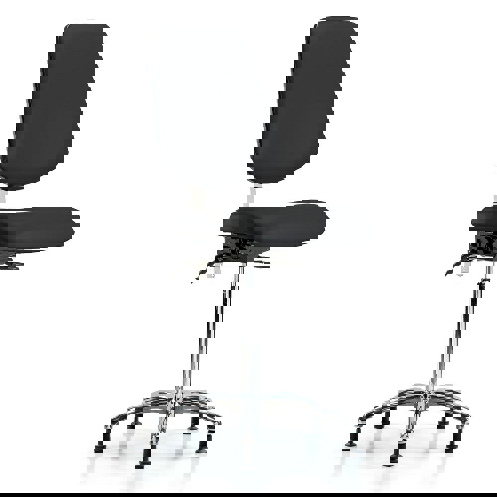 Task Chair: Vinyl, Black