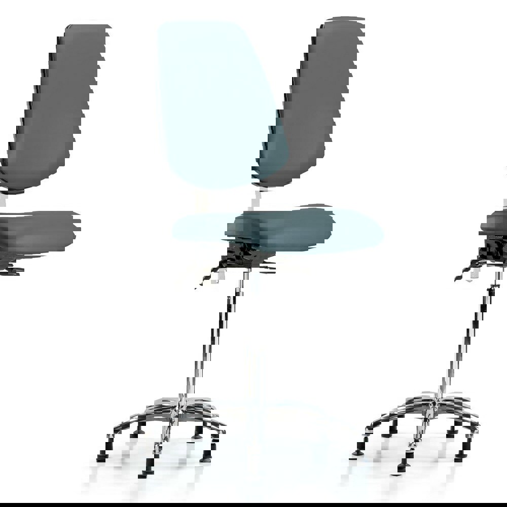 Task Chair: Vinyl, Colonial Blue