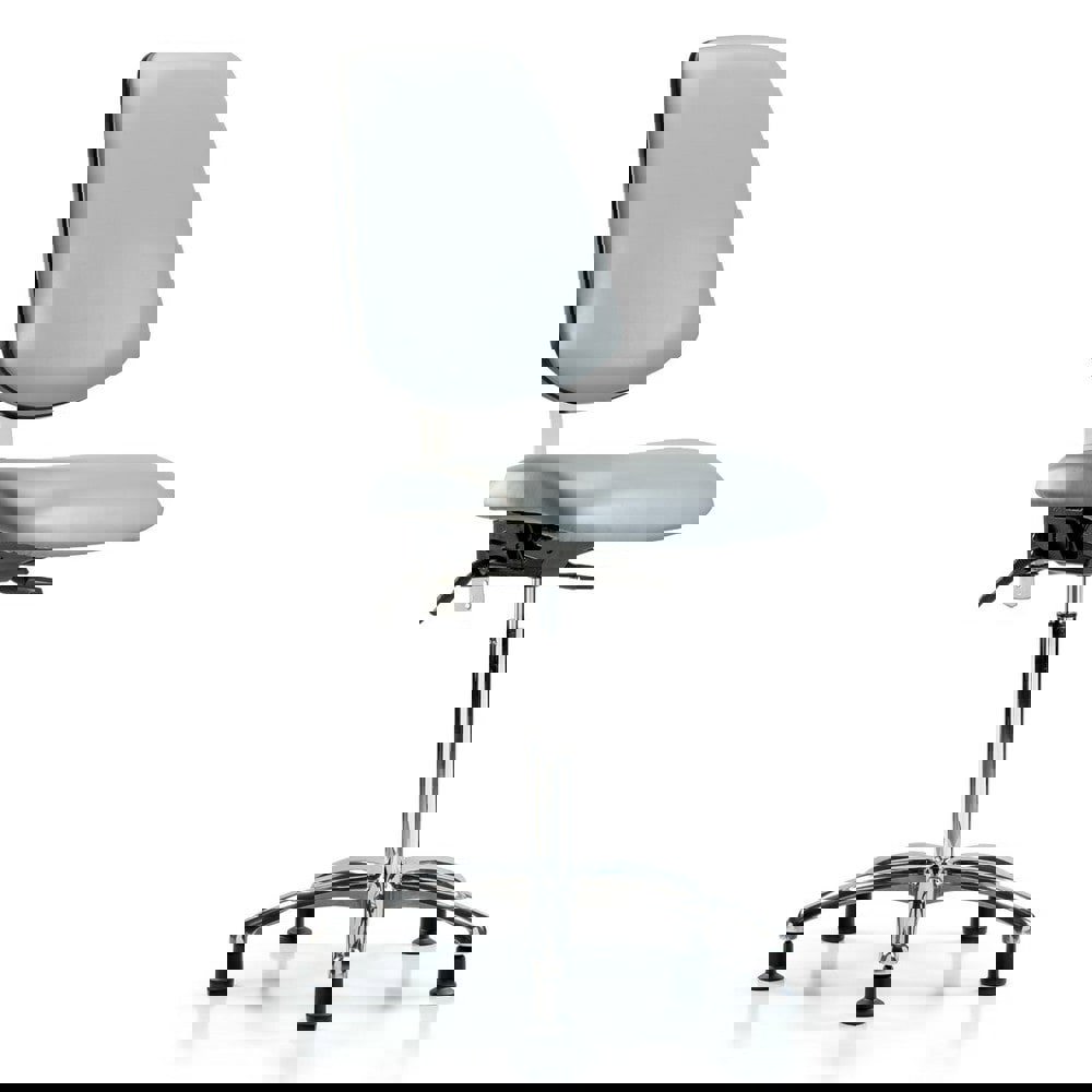 Task Chair: Vinyl, Dove