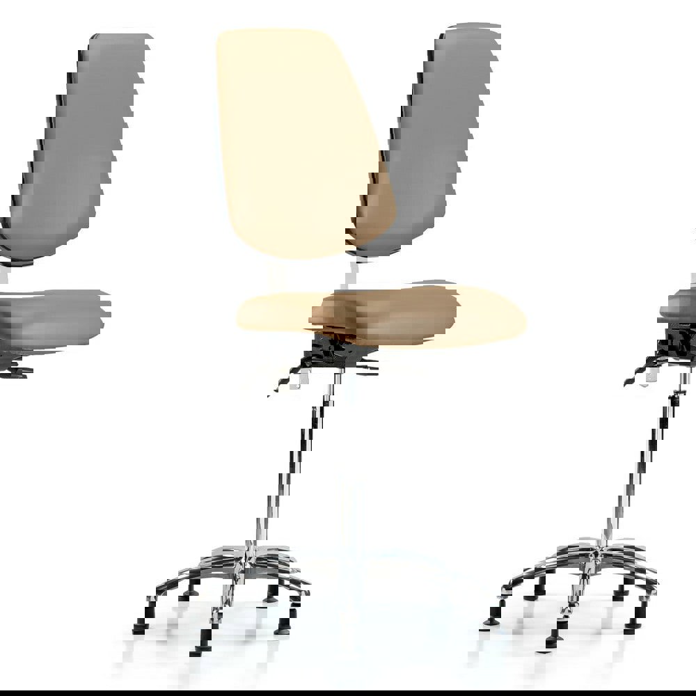 Task Chair: Vinyl, Taupe