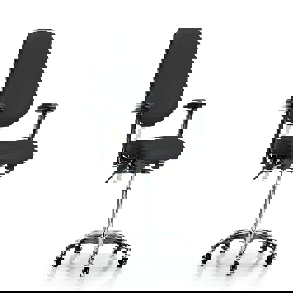 Task Chair: Vinyl, Black