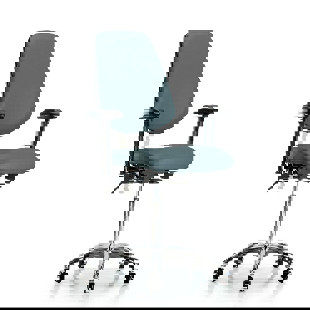 Task Chair: Vinyl, Colonial Blue