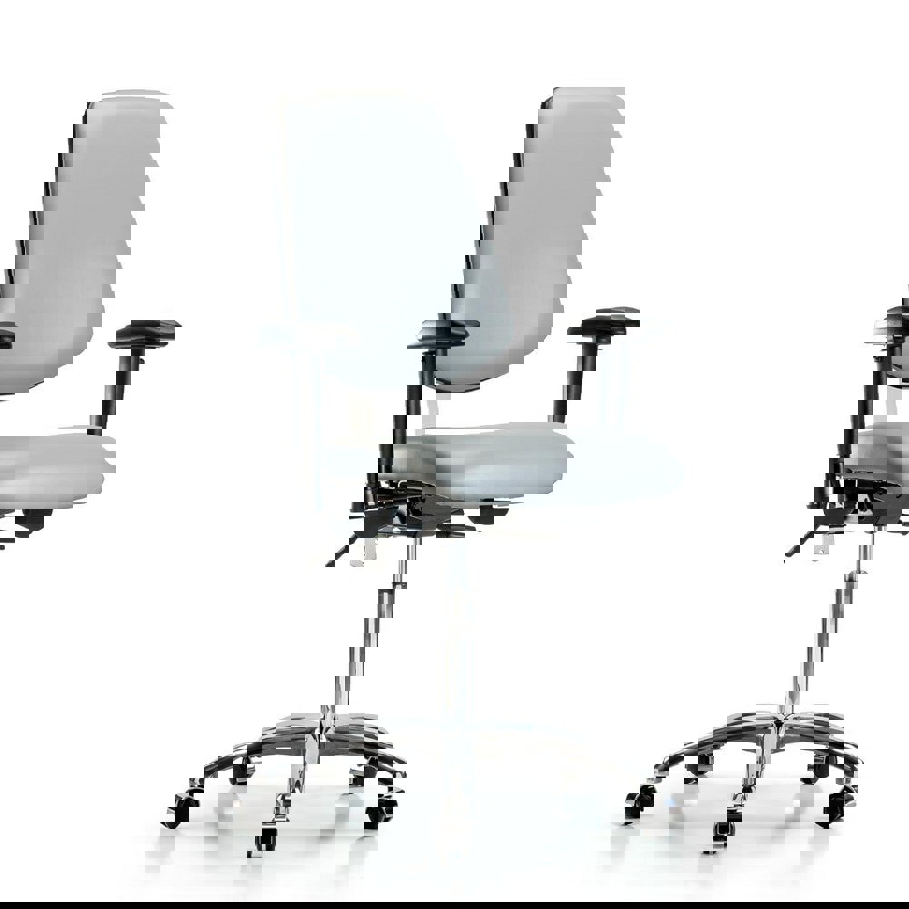 Task Chair: Vinyl, Dove