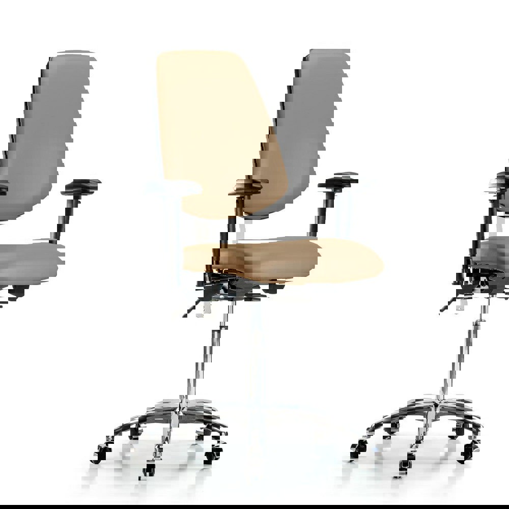 Task Chair: Vinyl, Taupe