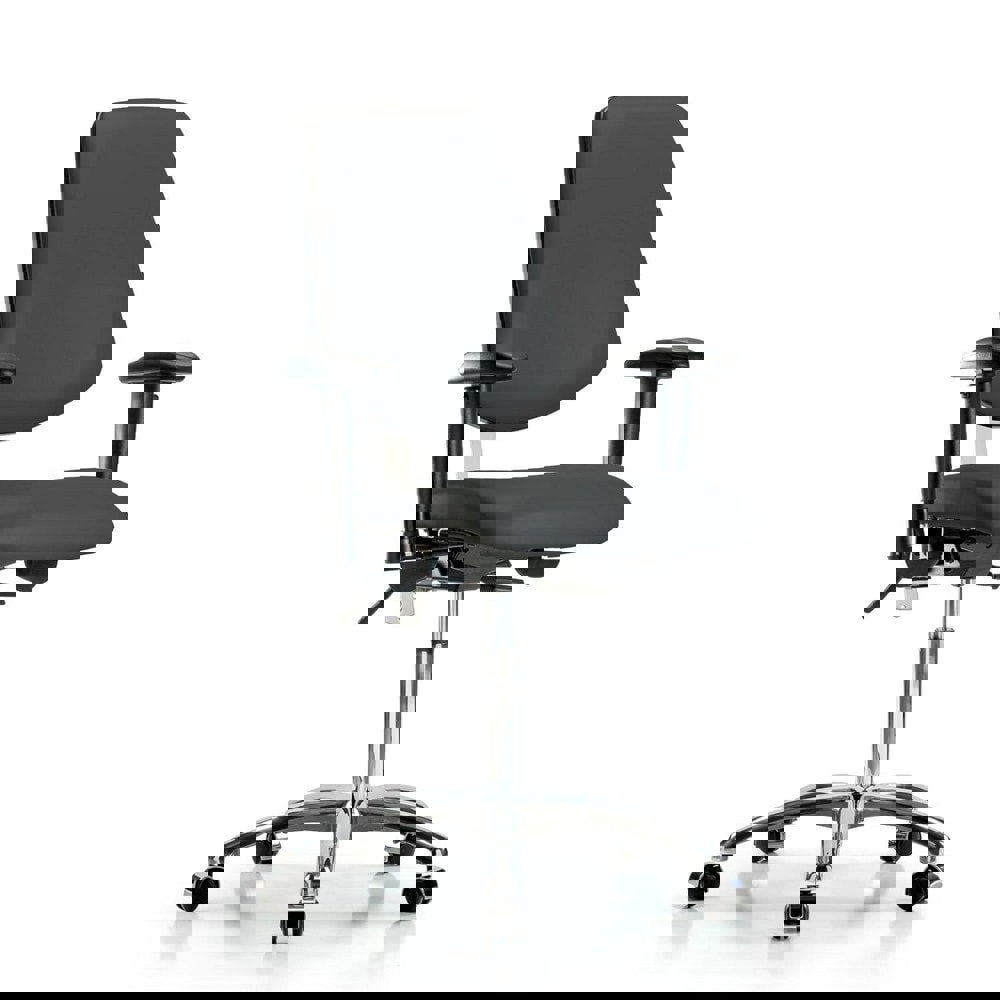 Task Chair: Vinyl, Charcoal