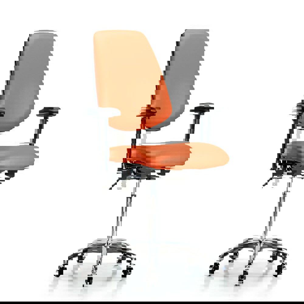Task Chair: Vinyl, Orange Kist
