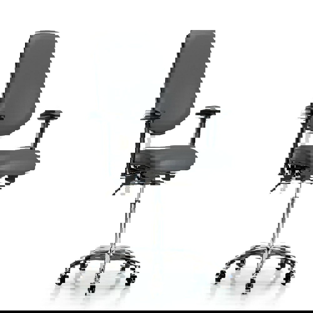 Task Chair: Vinyl, Carbon