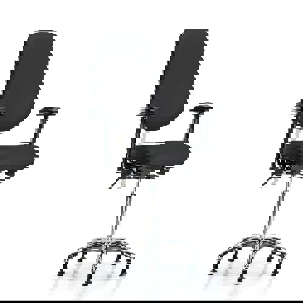 Task Chair: Vinyl, Black