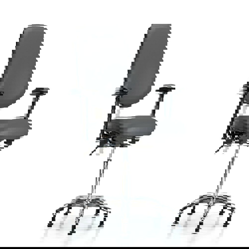 Task Chair: Vinyl, Carbon