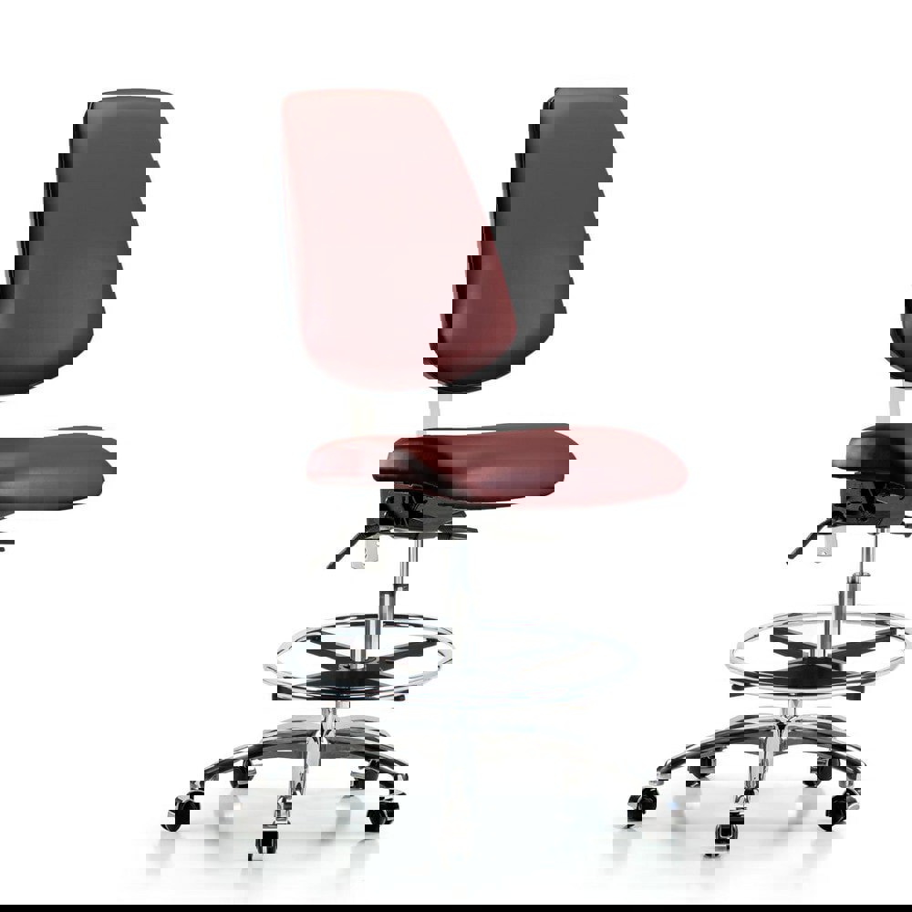 Task Chair: Vinyl, Borscht