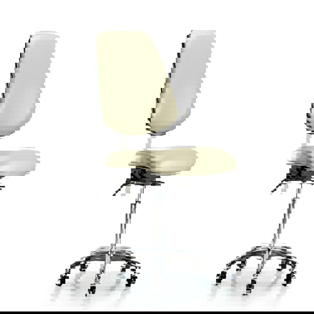 Task Chair: Vinyl, Adobe White