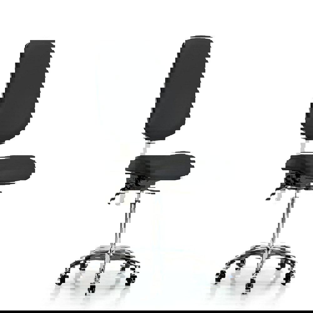 Task Chair: Vinyl, Black