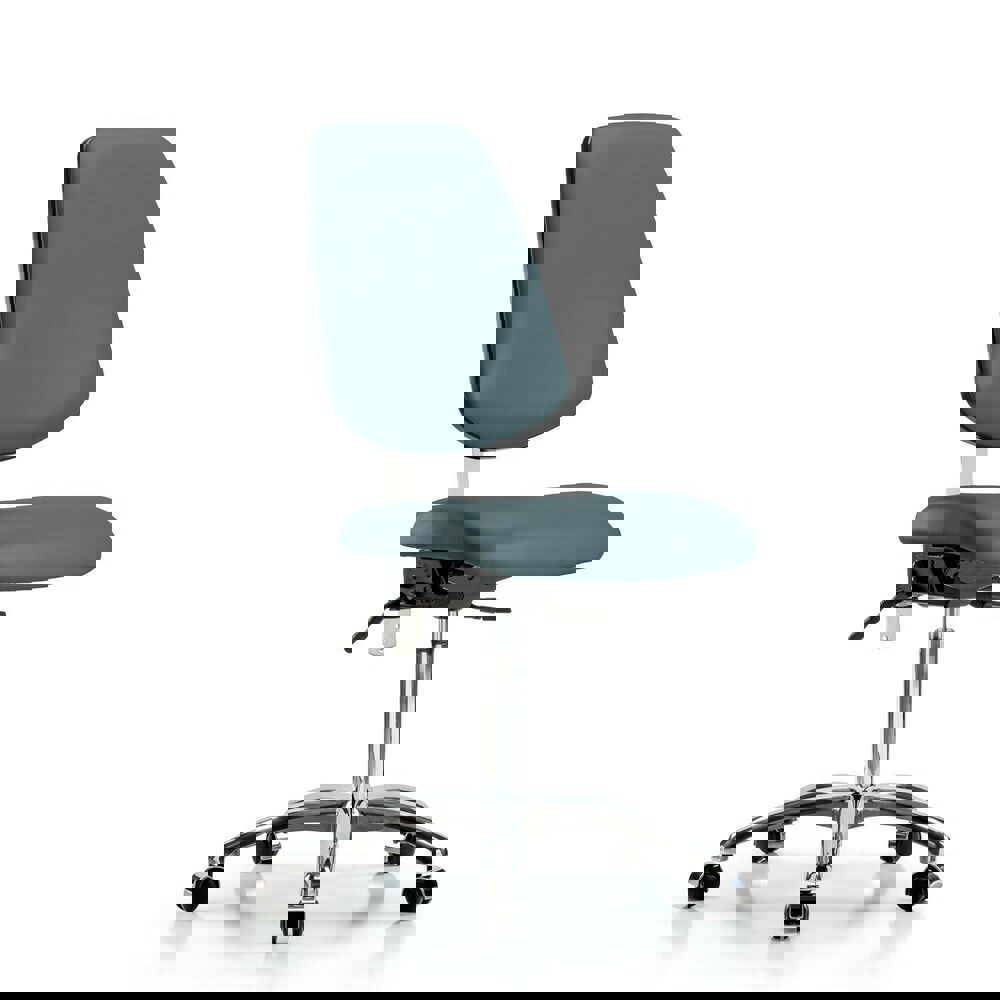 Task Chair: Vinyl, Colonial Blue