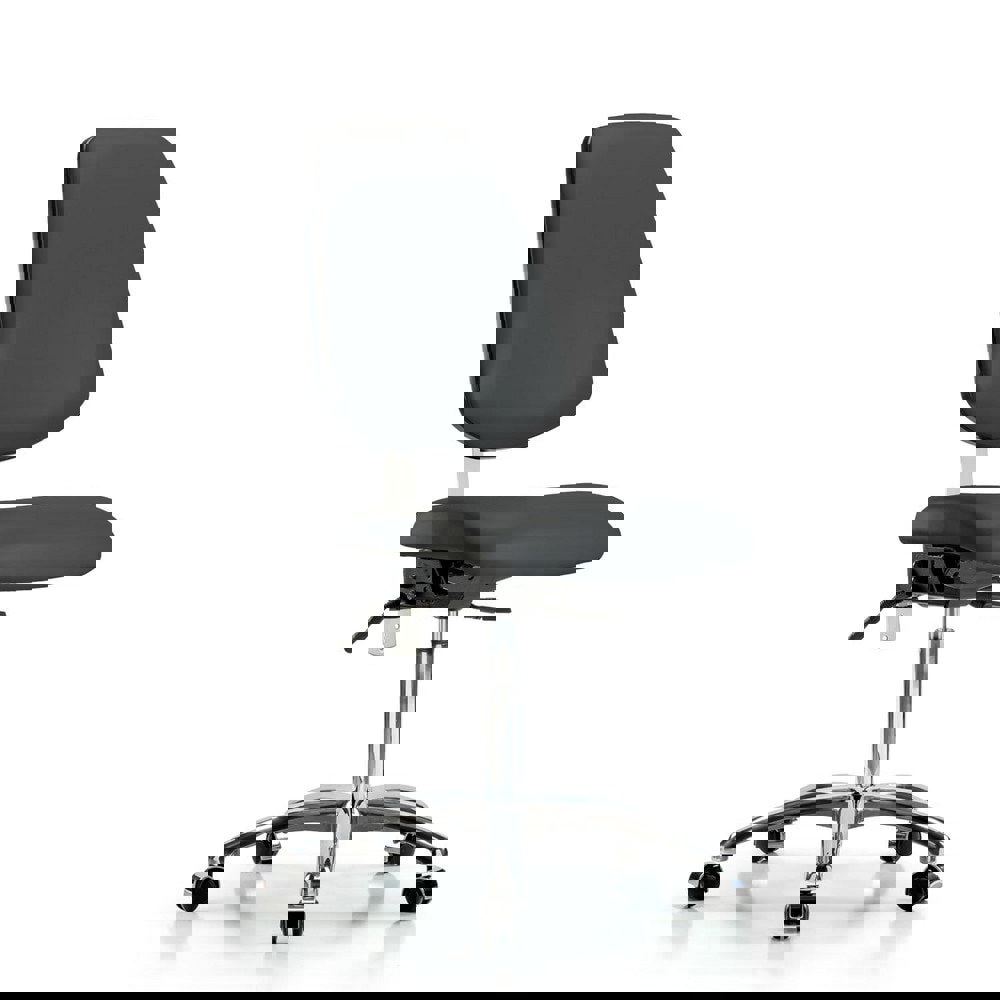 Task Chair: Vinyl, Charcoal