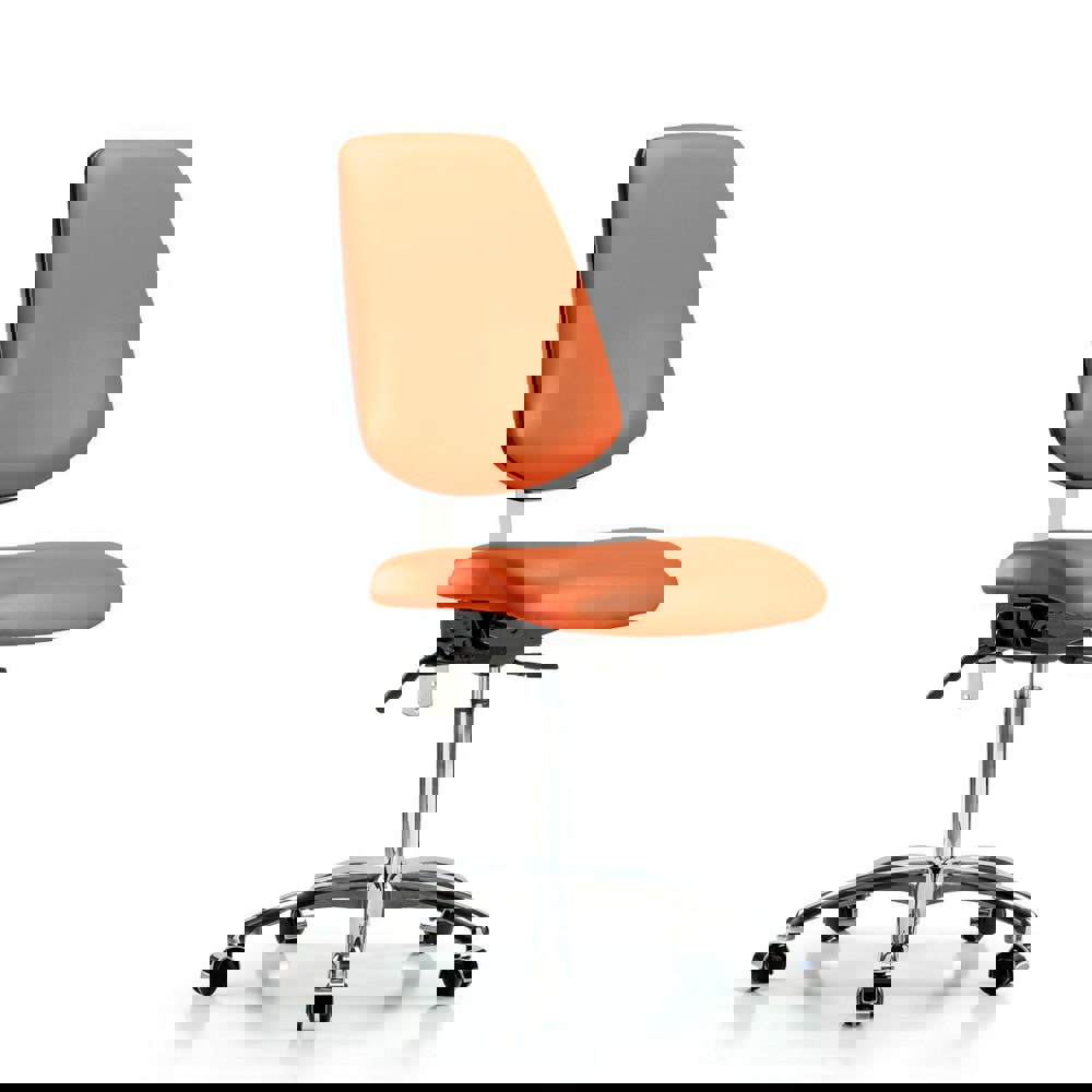 Task Chair: Vinyl, Orange Kist