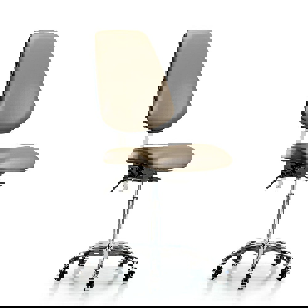 Task Chair: Vinyl, Taupe