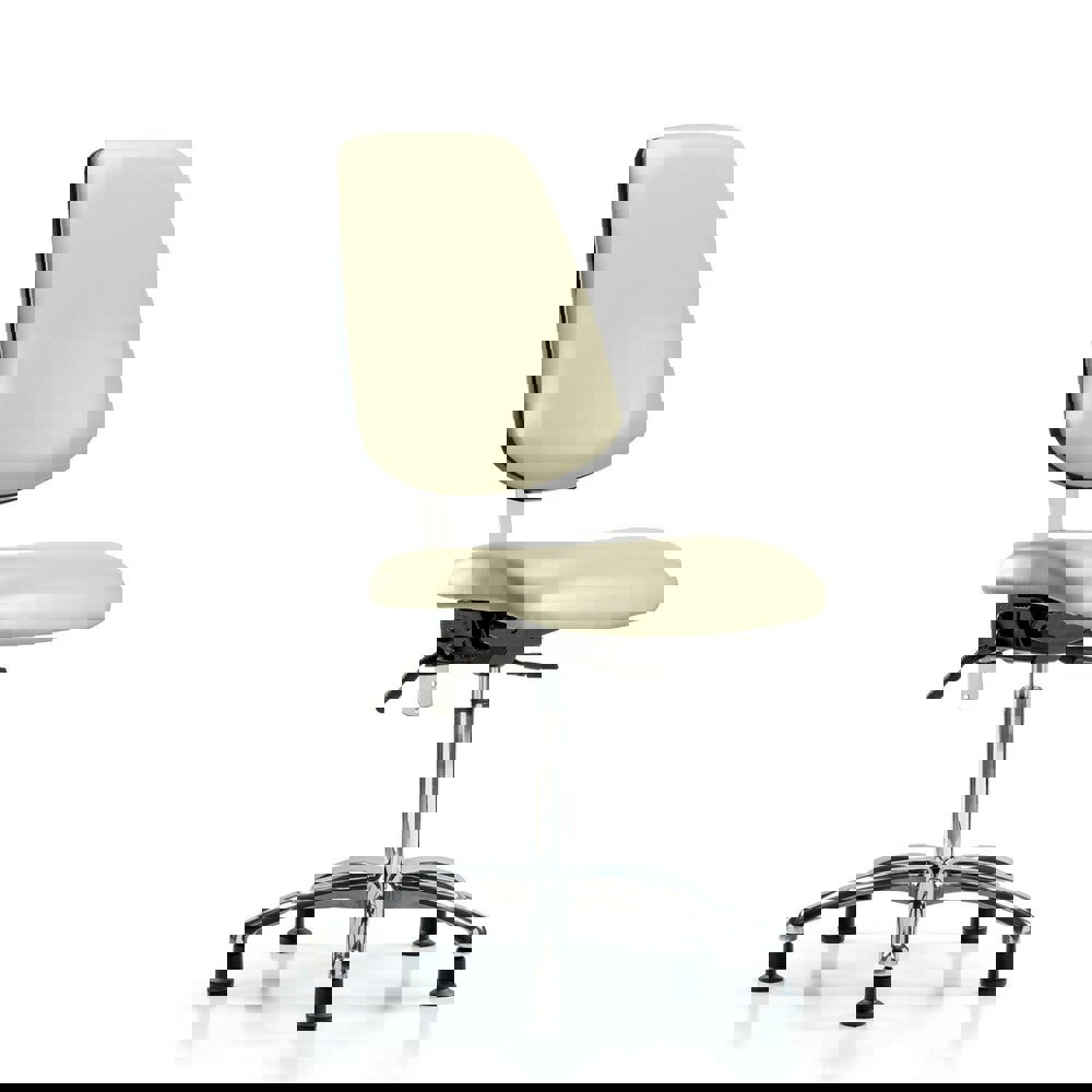 Task Chair: Vinyl, Adobe White