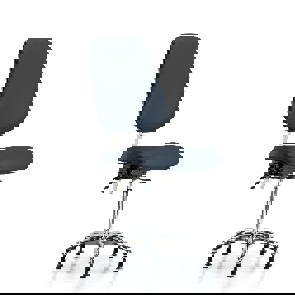 Task Chair: Vinyl, Imperial Blue