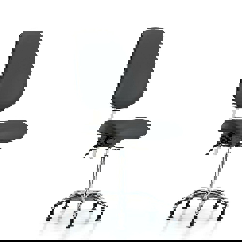 Task Chair: Vinyl, Charcoal