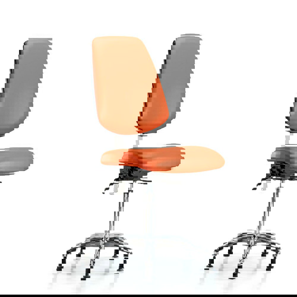 Task Chair: Vinyl, Orange Kist