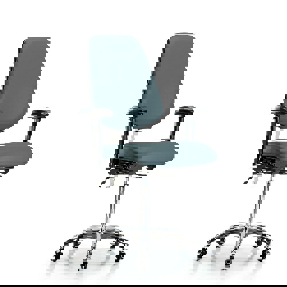 Task Chair: Vinyl, Colonial Blue