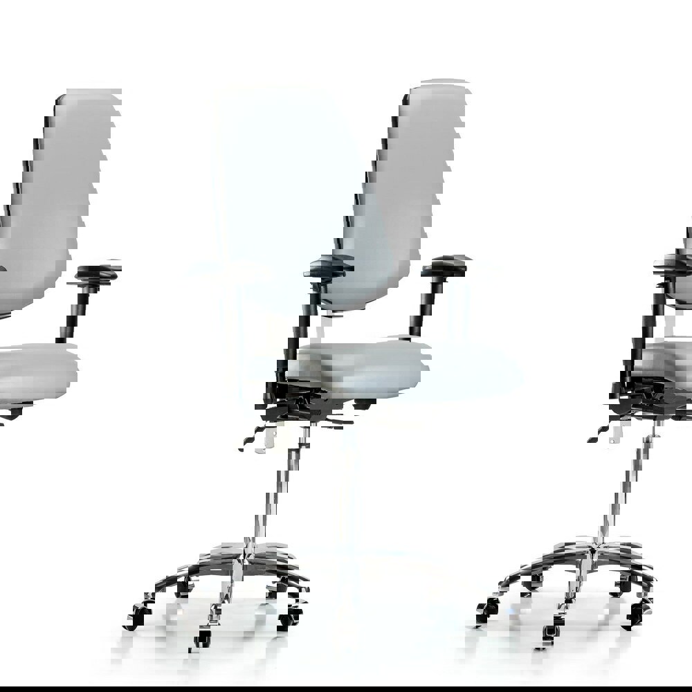 Task Chair: Vinyl, Dove