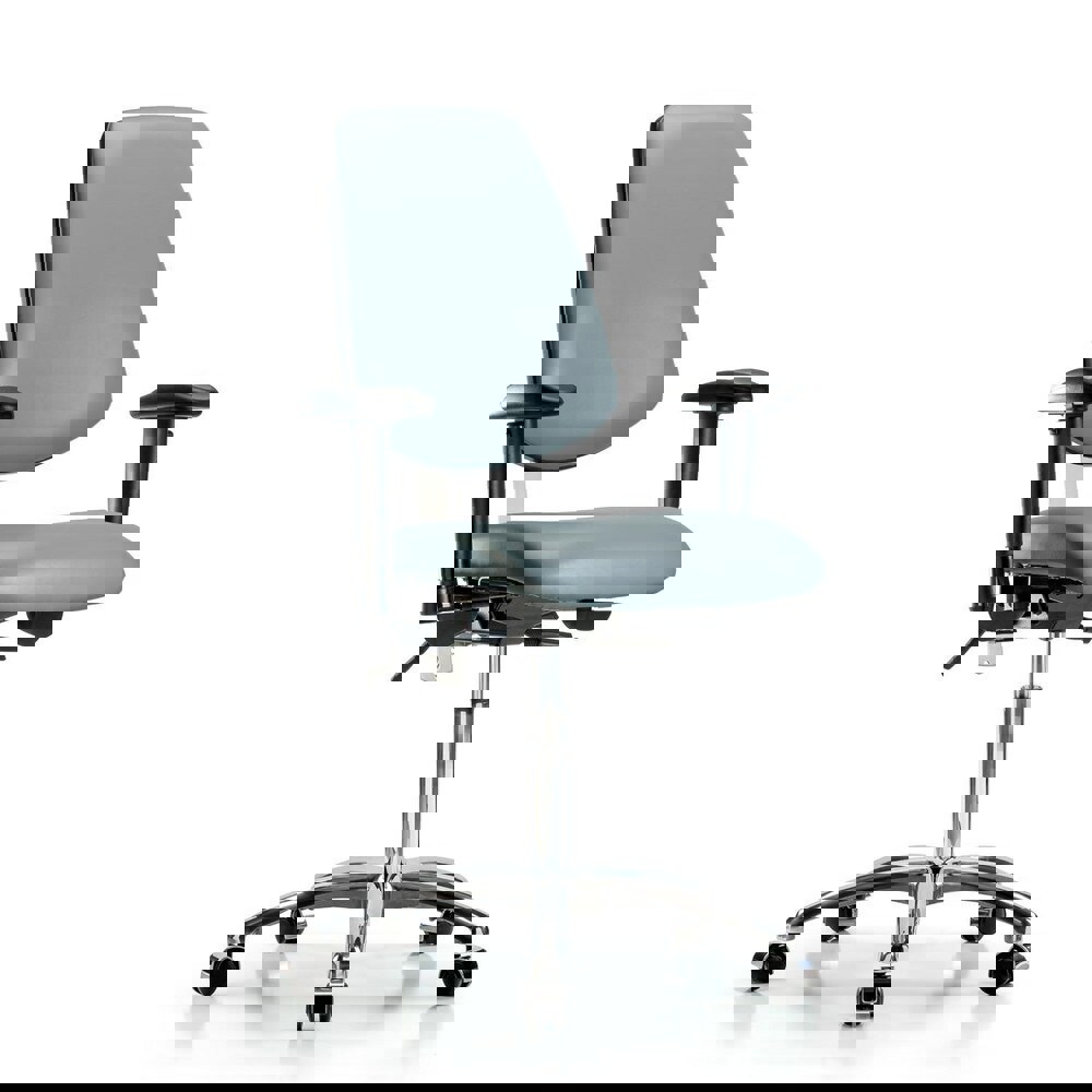 Task Chair: Vinyl, Storm