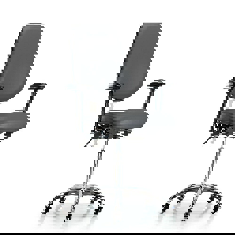 Task Chair: Vinyl, Carbon