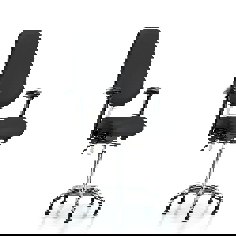 Task Chair: Vinyl, Black