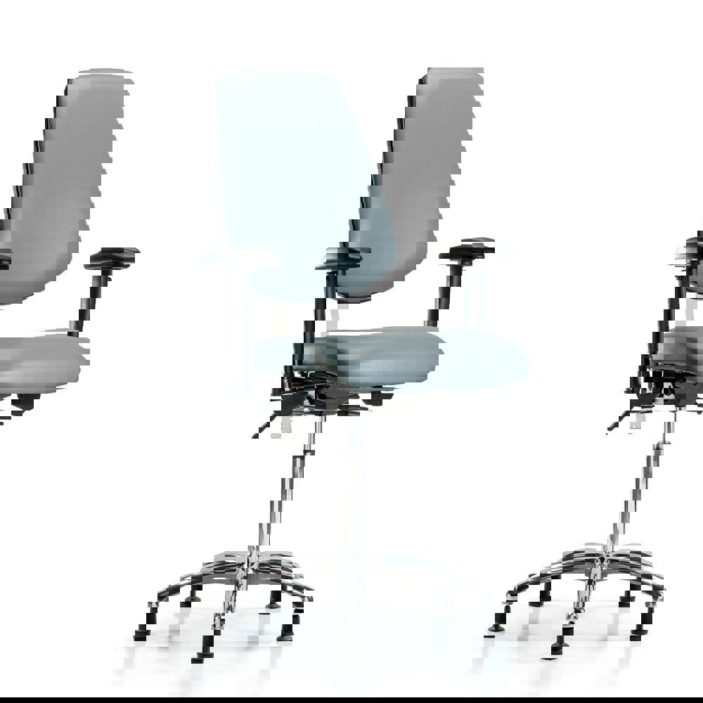 Task Chair: Vinyl, Storm