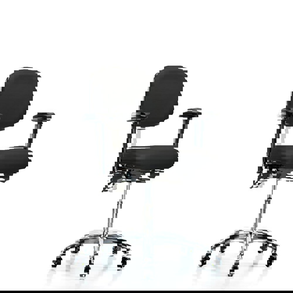 Task Chair: ESD Vinyl, Black